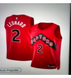 Men's NBA Toronto Raptors #2 Kawhi Leonard Swingman Red Basketball Jersey