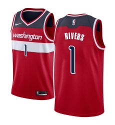 Youth Nike Washington Wizards #1 Austin Rivers Swingman Red NBA Jersey - Icon Edition