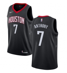 Youth Nike Houston Rockets #7 Carmelo Anthony Swingman Black NBA Jersey Statement Edition