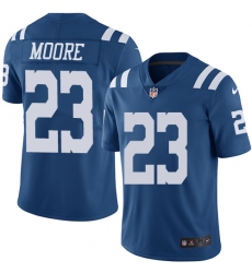 Youth Nike Indianapolis Colts #23 Kenny Moore Limited Royal Blue Rush Vapor Untouchable NFL Jersey