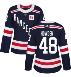 Women's Adidas New York Rangers #48 Brett Howden Authentic Navy Blue 2018 Winter Classic NHL Jersey
