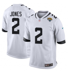 Men's Nike Jacksonville Jaguars #2 Landry Jones Game White NFL Jersey