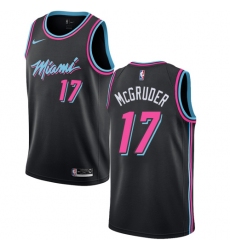 Women's Nike Miami Heat #17 Rodney McGruder Swingman Black NBA Jersey - City Edition