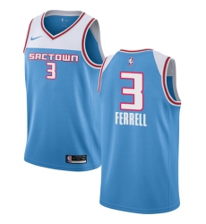 Women's Nike Sacramento Kings #3 Yogi Ferrell Swingman Blue NBA Jersey - 2018 19 City Edition