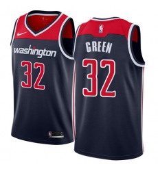 Men's Nike Washington Wizards #32 Jeff Green Swingman Navy Blue NBA Jersey Statement Edition
