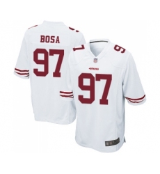 Men's San Francisco 49ers #97 Nick Bosa Game White Football Jersey