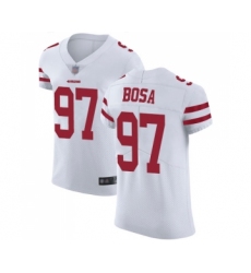 Men's San Francisco 49ers #97 Nick Bosa White Vapor Untouchable Elite Player Football Jersey