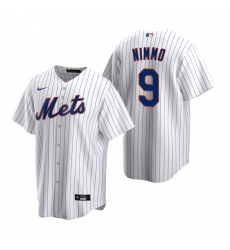 Men's Nike New York Mets #9 Brandon Nimmo White 2020 Home Stitched Baseball Jersey