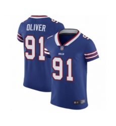 Men's Buffalo Bills #91 Ed Oliver Royal Blue Team Color Vapor Untouchable Elite Player Football Jersey