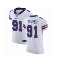 Men's Buffalo Bills #91 Ed Oliver White Vapor Untouchable Elite Player Football Jersey