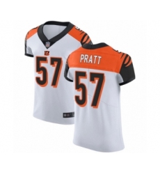 Men's Cincinnati Bengals #57 Germaine Pratt White Vapor Untouchable Elite Player Football Jersey