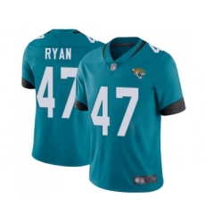 Youth Jacksonville Jaguars #47 Jake Ryan Teal Green Alternate Vapor Untouchable Limited Player Football Jersey