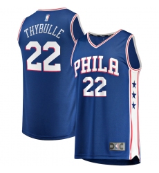Men's Philadelphia 76ers #22 Matisse Thybulle Fanatics Branded Royal 2020-21 Fast Break Player Jersey