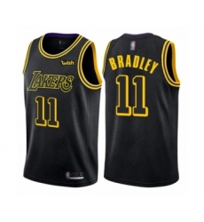 Youth Los Angeles Lakers #11 Avery Bradley Swingman Black Basketball Jersey - City Edition