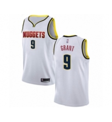 Women's Denver Nuggets #9 Jerami Grant Authentic White Basketball Jersey - Association Edition