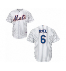 Youth New York Mets #6 Jeff McNeil Authentic White Home Cool Base Baseball Jersey