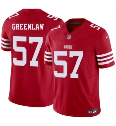 Men's San Francisco 49ers #57 Dre Greenlaw Red 2026 F.U.S.E. Vapor Untouchable Limited Football Stitched Jersey