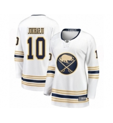 Women's Buffalo Sabres #10 Henri Jokiharju Fanatics Branded White 50th Season Breakaway Hockey Jersey