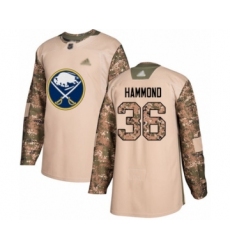 Youth Buffalo Sabres #36 Andrew Hammond Authentic Camo Veterans Day Practice Hockey Jersey
