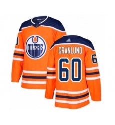 Youth Edmonton Oilers #60 Markus Granlund Authentic Orange Home Hockey Jersey