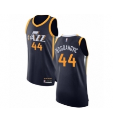 Men's Utah Jazz #44 Bojan Bogdanovic Authentic Navy Blue Basketball Jersey - Icon Edition