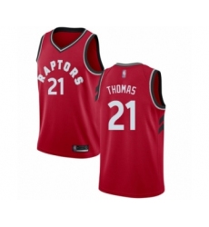 Youth Toronto Raptors #21 Matt Thomas Swingman Red Basketball Jersey - Icon Edition