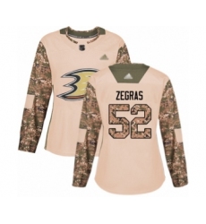 Women's Anaheim Ducks #56 Brayden Tracey Authentic White Pink Fashion Hockey Jersey