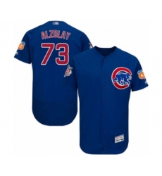 Men's Chicago Cubs #73 Adbert Alzolay Royal Blue Alternate Flex Base Authentic Collection Baseball Player Jersey
