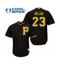 Youth Pittsburgh Pirates #23 Mitch Keller Authentic Black Alternate Cool Base Baseball Player Jersey