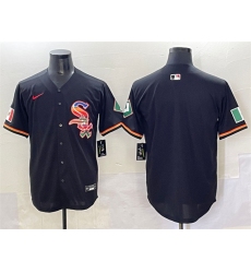Men's Chicago White Sox Blank Black Mexico Limited Stitched Jersey