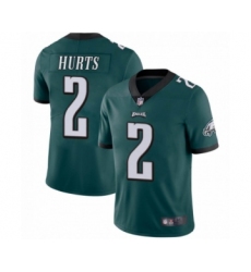 Philadelphia Eagles #2 Jalen Hurts Midnight Green Team Color Vapor Untouchable Limited Player Football Jersey