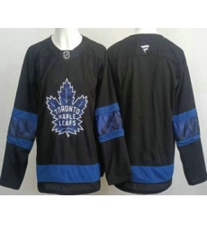 Men's Toronto Maple Leafs Blank Black Alternate Authentic Jersey