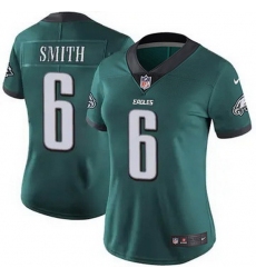 Women Philadelphia Eagles #6 DeVonta Smith Green F U S E Stitched NFL Jersey