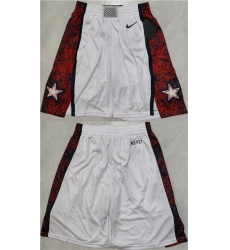 Men's Team USA White Red Shorts (Run Small)