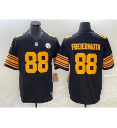 Men's Nike Pittsburgh Steelers #88 Pat Freiermuth Black 2023 F.U.S.E. Vapor Untouchable Stitched Jersey