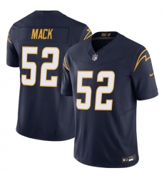 Men's Los Angeles Chargers #52 Khalil Mack Navy 2025 F.U.S.E Vapor Limited Stitched Football Jersey