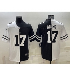Men's Las Vegas Raiders #17 Davante Adams White Black Two Tone 2021 Vapor Untouchable Stitched NFL Nike Limited Jersey