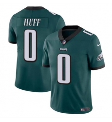 Men's Philadelphia Eagles #0 Bryce Huff Green Vapor Untouchable Limited Football Stitched Jersey