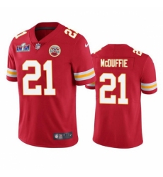 Youth Kansas City Chiefs #21 Trent McDuffie Red 2023 F U S E Vapor Untouchable Limited Stitched 2024 Super Bowl LVIII Jersey