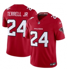 Men's Atlanta Falcons #24 A.J. Terrell Red 2026 New F.U.S.E. Vapor Untouchable Limited Football Stitched Jersey