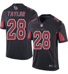 Men's Nike Arizona Cardinals #28 Jamar Taylor Elite Black Rush Vapor Untouchable NFL Jersey
