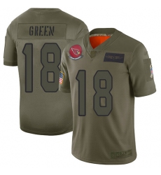 Youth Nike Arizona Cardinals #18 A.J. Green Camo Stitched NFL Limited 2019 Salute To Service Jersey