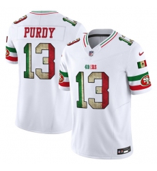 Men's San Francisco 49ers #13 Brock Purdy White 2025 F.U.S.E. Mexico Vapor Limited Football Stitched Jersey