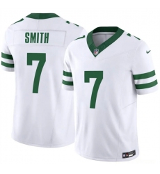 Men's New York Jets #7 Geno Smith White 2025 F.U.S.E. Vapor Untouchable Limited Stitched Jersey