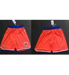 New York Knicks Orange Shorts