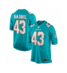 Men's Nike Miami Dolphins #43 Andrew Van Ginkel Green Stitched Football Jersey