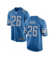Men's Nike Detroit Lions #26 Jahmyr Gibbs Blue Official Game Jersey Men's Nike Detroit Lions #26 Jahmyr Gibbs Blue Official Game Jersey