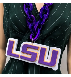 NCAA Fan Chain, NFL fans, Team Logo Big necklace,  large  pendant, Medal gift clothing tag Accessories