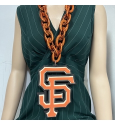San Francisco Giants Fan Chain, MLB fans, Team Logo Big necklace,  large  pendant, Medal gift clothing tag Accessories