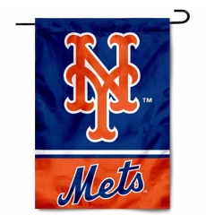 2Pcs WinCraft New York Mets Double Sided Garden Flag